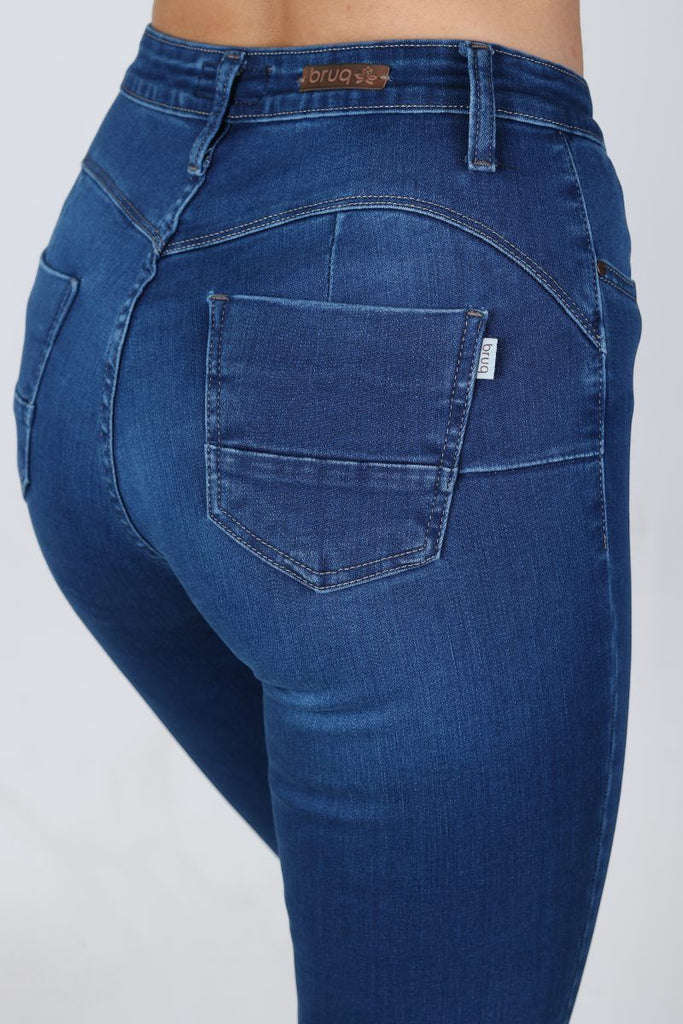 ŽENSKE PUSH-UP JEANS HLAČE EASY T710